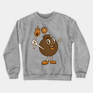 Bomber cartoon Crewneck Sweatshirt